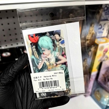 初音未來 日版場販限定 票根書籤明信片動漫周邊收藏禮物