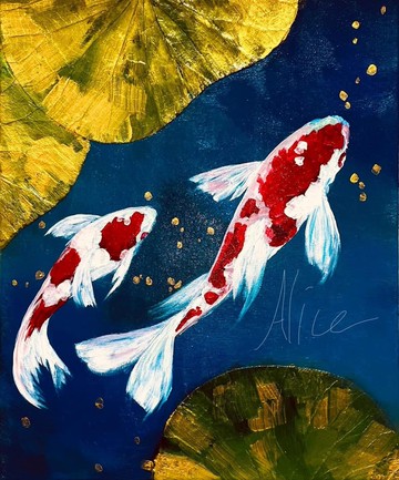 日本植物彩繪-當我們在一起