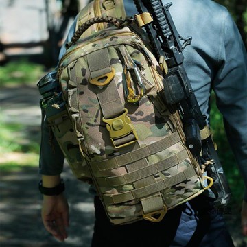 戶外旅行戰術背包男小多功能快速反應模塊化軍迷登山雙肩包運動【聚物優品】
