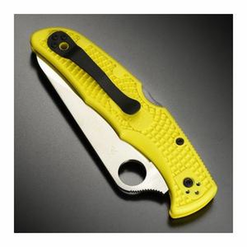 Spyderco 折りたたみナイフ PACIFIC SALT 波刃 スパイダルコ