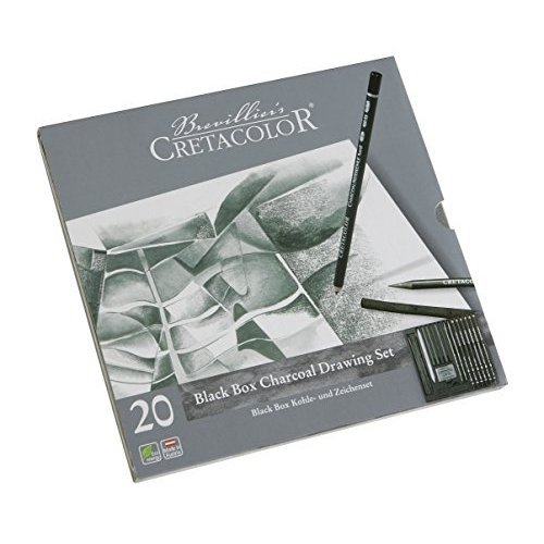 Cretacolor Blackbox 20 Piece Charcoal Set by Cretacolor