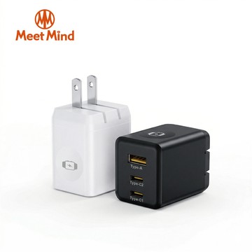 42W GaN氮化鎵快充頭｜3孔PD充電器｜Watch無線充｜Type-C快速充電器｜Meet Mind