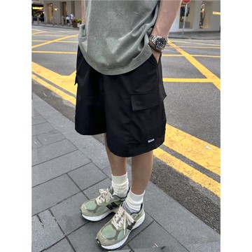 (免運)Batterup2024新款日系五分褲寬松口袋速干休閑工裝短褲男夏季潮牌