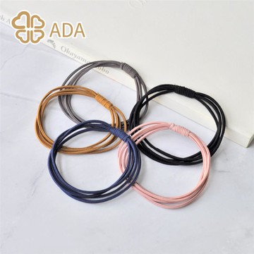 ADA小清新高彈力髮束-混色5入