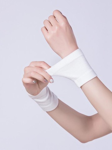 夏季純棉薄款護腕運動扭傷手腕帶男女夏天關節護套超薄透氣時尚潮
