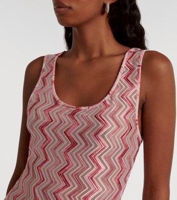Missoni Zig Zag lamé maxi dress