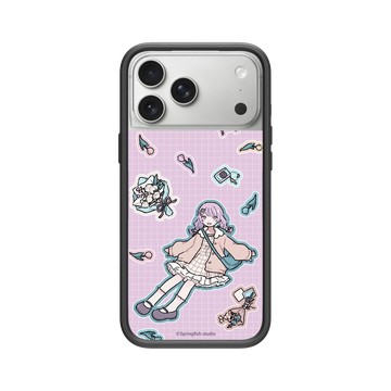 iPhone 17 Pro Max Mod NX -邊框背蓋組合 (相機按鈕) 黑 - 瑟拉斯蒂歐 - 幻月 - 可愛的阿月