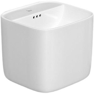 免運/工廠現貨 酒店掛墻式洗手盆單盆衛生間陶瓷家用洗臉盆陽臺小戶型一體掛盆 SFY/al 公司貨 快速出貨