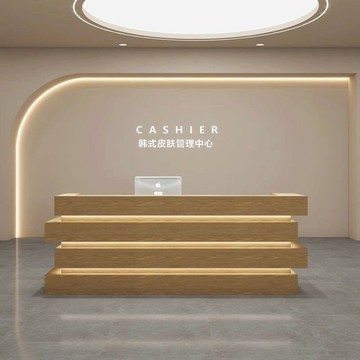 前台 收銀台 接待台 櫃檯 展臺 免運 開立發票 簡約公司前臺接待臺烤漆美容院酒店前臺收銀臺口腔醫美診所奶茶店