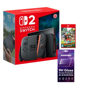 【88感謝祭】Nintendo Switch 2 主機 (台灣公司貨)+斯普拉遁 塗擊隊 中文版
