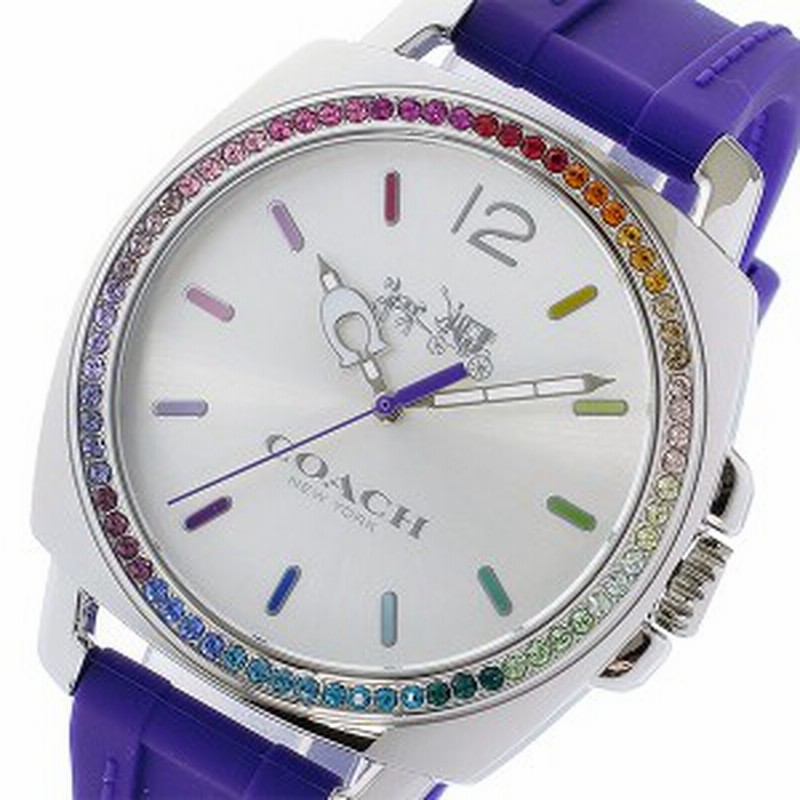 コーチ 腕時計 レディース Coach 時計 ボーイフレンド ラインストーン パープル 紫 人気 ブランド おしゃれ 女性 誕生日 プレゼント 通販 Lineポイント最大1 0 Get Lineショッピング