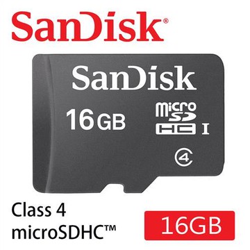 SanDisk microSDHC™記憶卡/16G [公司貨]