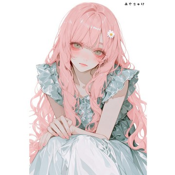 【8 月新品】07-139-0220 人物貼紙 簡約夏日女孩