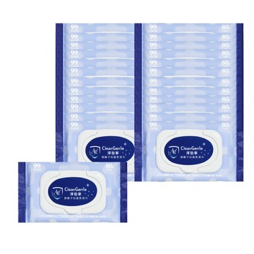 奇哥 - 淨勁寧銀離子抗菌柔濕巾-80抽24入