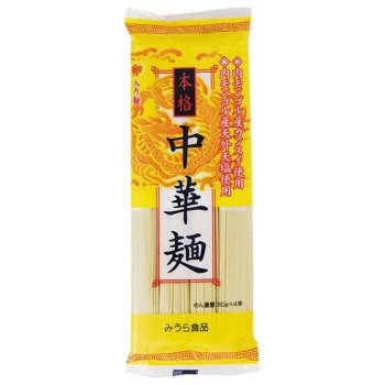 メーカ直送品・代引き不可　みうら食品 本格中華麺 320g×20袋　割引不可