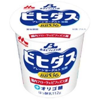 森永乳業 ビヒダス プレーンヨーグルト 112g (加糖タイプ)