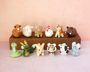 彩色日本紙裝飾品 - 十二生肖 - 日式紙裝飾品