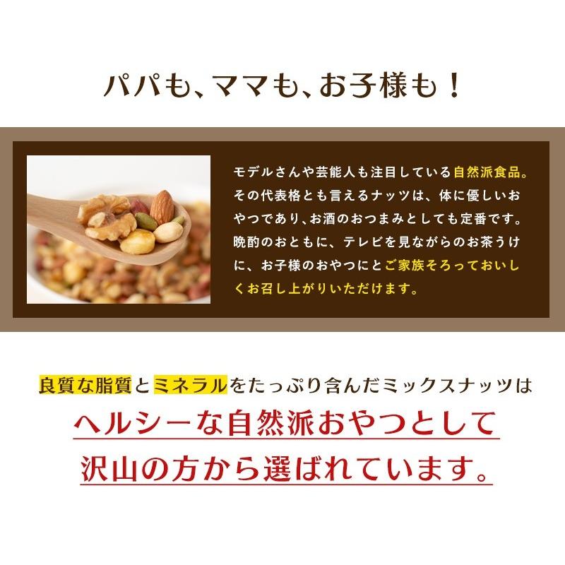 ミックスナッツ 塩味 800g 送料無料 6種 ナッツ アーモンド くるみ ジャイアントコーン バターピーナッツ かぼちゃの種 薄皮ピーナッツ