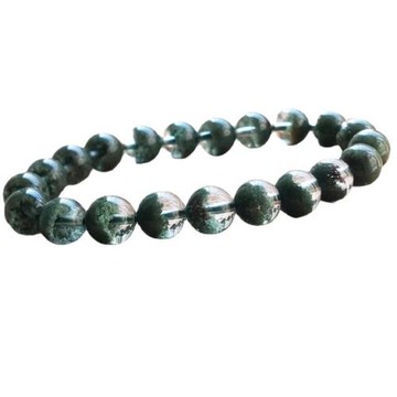 巴西天然綠幽靈手鏈聚寶盆千層滿天星招財男女款飾品水晶禮物