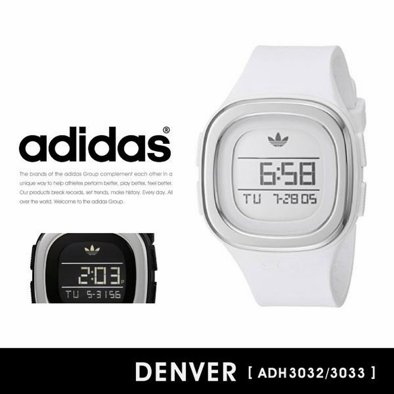 adidas-アディダス-』DENVER 腕時計〔ADH3032/ADH3033〕[デジタル デンバー メンズ レディース ユニセックス スポーツ  腕時計] | LINEショッピング