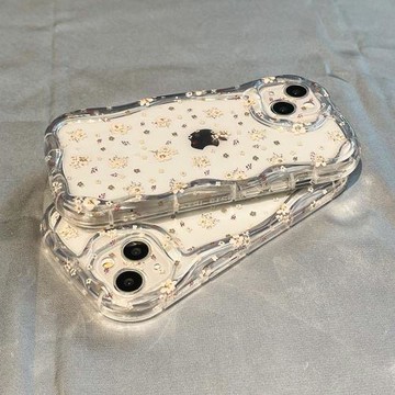 適用于蘋果14promax手機殼新款iphone13高級感11小碎花12花朵7ins風8plus小清新15女款x透明16小眾max保護套