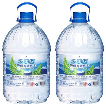 統一 水事紀 麥飯石礦泉水  5L  2桶
