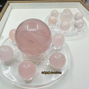 粉晶七星陣 星光粉晶 七星陣 七星鎮 粉晶球 粉晶七星鎮 超實惠價格 🌠三新水晶🌠 粉晶七星鎮 七星鎮 七星陣 粉晶球