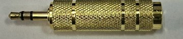 Shyaro VD-12  TRS 3.5mm立體聲(公頭) 轉 6.3mm立體聲(母頭)