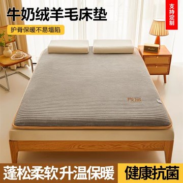 牛奶絨羊毛床墊定制護脊軟墊保暖秋冬宿舍床褥子家用墊被墊褥墊子