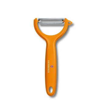 VICTORINOX 瑞士維氏 蕃茄和奇異果削皮器 橘 7.6079.9