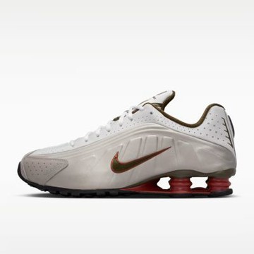 Nike 耐吉 Shox R4 [HQ1988-010] 男 運動休閒鞋 彈簧鞋 復古鞋 緩震 灰 深褐