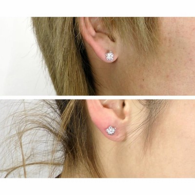腕時計、アクセサリー メンズアクセサリー ポイント2倍!!ファーストアローズ SVフラワー Sサイズ キャッチピアス 