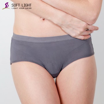 SOFT LIGHT-「自遊著感」鳥眼布輕盈透氣內褲