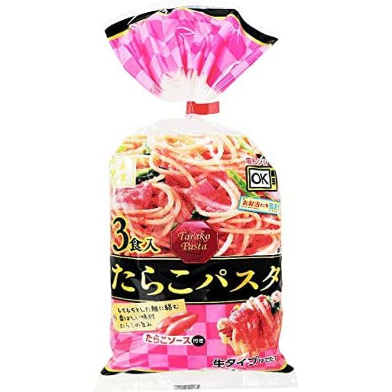 五木食品 3食たらこパスタ 465g ×6個(電子レンジ調理可能)(常温保存商品)