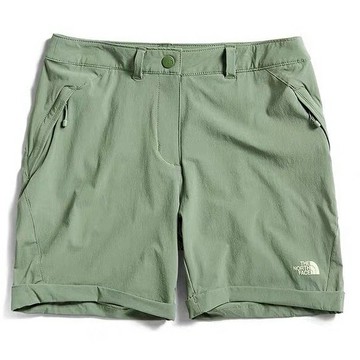 [ THE NORTH FACE ] 女 DWR防潑彈性短褲 軍綠 / NF0A3RLJZCE