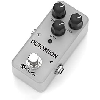 KLIQ Tiny-Distortion Effect Pedal for Guitar  Bass