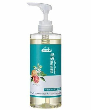 統一生機~萊可淨無磷濃縮洗碗精-朝露葡萄柚730公克/罐