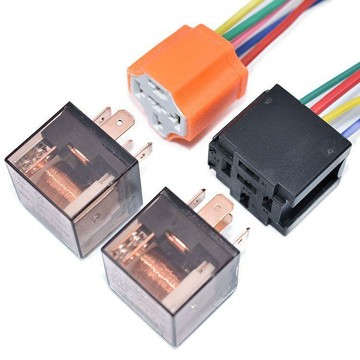 【西成】汽車繼電器 12v24v改裝4/5腳大功率100a防水喇叭空調大啓動免運