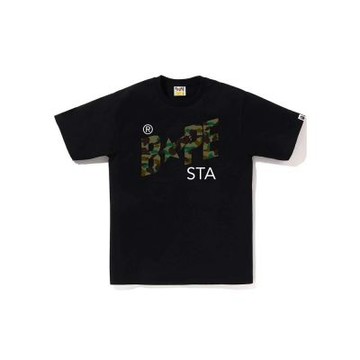 BAPE 1st Camo Bape Sta Tee 迷彩流星 短袖 黑色 BAPE-585 [台灣現貨]