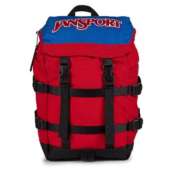 Jansport Mini Skip Pack [JS0A85VS5XP] 後背包 復古小包 側邊拉鍊 方便收納 炙熱紅