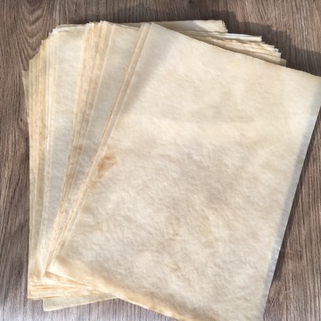 大小姐 Junk Journal 純手工咖啡染紙 硫酸紙 手賬特種紙 手帳diy