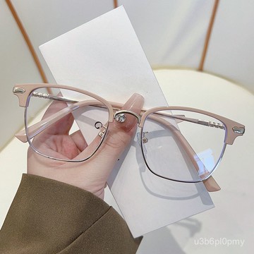 👓老花眼鏡👓【821】老花鏡男女韓潮商務鏡框半框素顔  時尚老花眼鏡  閱讀眼鏡 老年人眼鏡 超輕高清優雅洋氣眼鏡