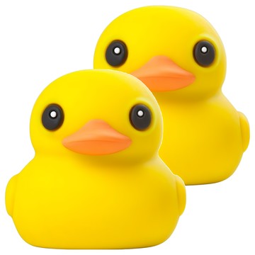 Bone 蹦克 角色氣嘴塞  派提鴨 黃色  1組