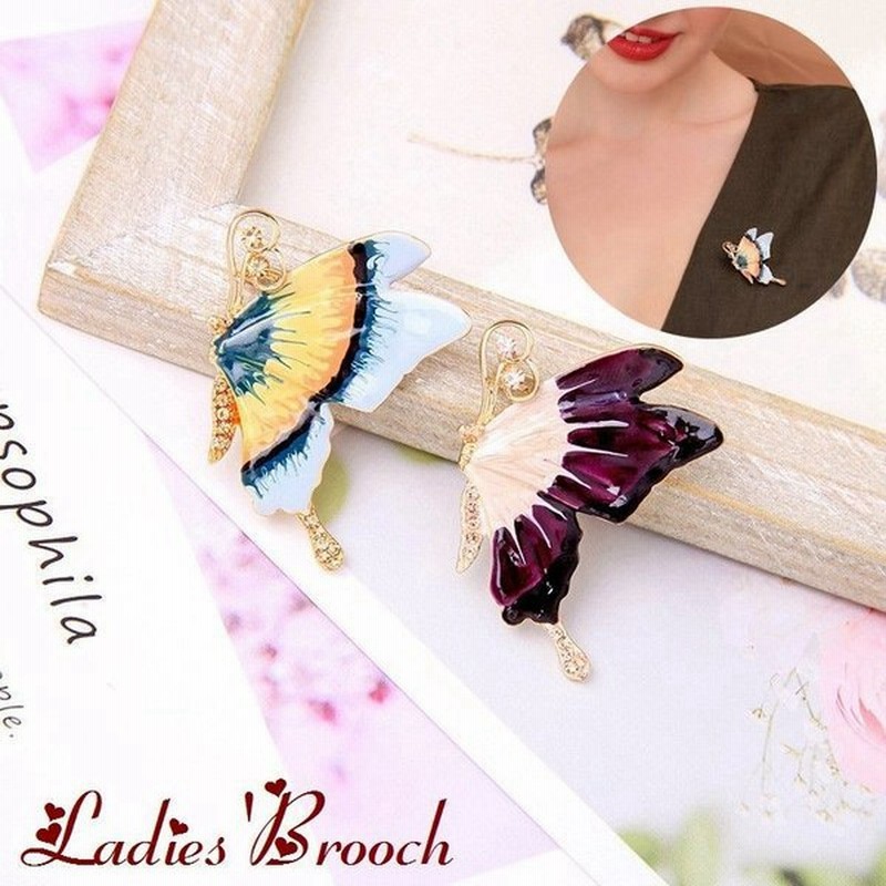ブローチ 蝶 チョウチョ シンプル レディース アクセサリー ラインストーン キラキラ おしゃれ きれいめ 上品 可愛い かわいい フォーマル 卒業式 通販 Lineポイント最大0 5 Get Lineショッピング