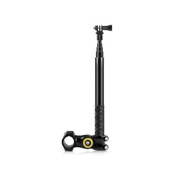 PULUZ自行車騎行夾管 摩托護杠支架 帶自拍桿適用29mm-32mm的車把