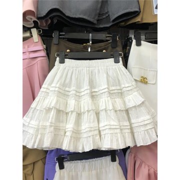 白色芭蕾風少女純欲小個子短裙