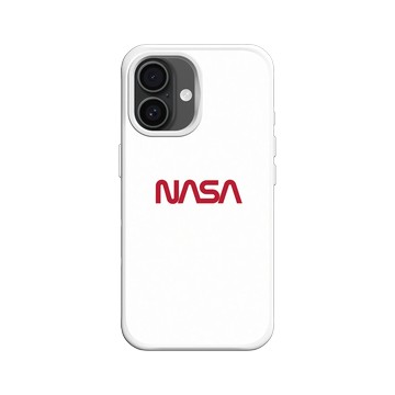 iPhone 16 SolidX 白 - NASA - The Worm (White)
