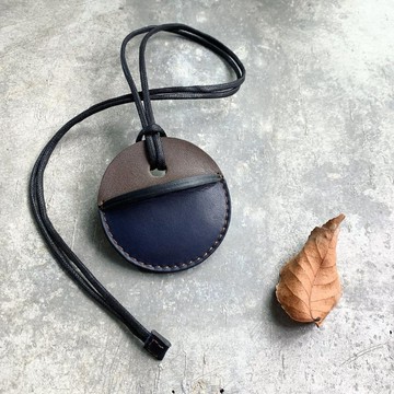 gogoro鑰匙皮套 深藍/深咖啡客製化禮物