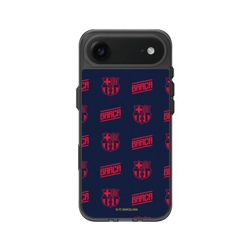 iPhone Air Clear (相機按鈕) 酷墨灰 - FC Barcelona - Pattern