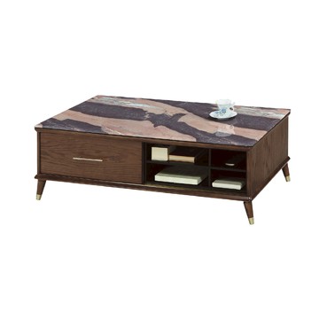 ASSARI-岩紀4尺石面大茶几(寬130x深70x高43cm)